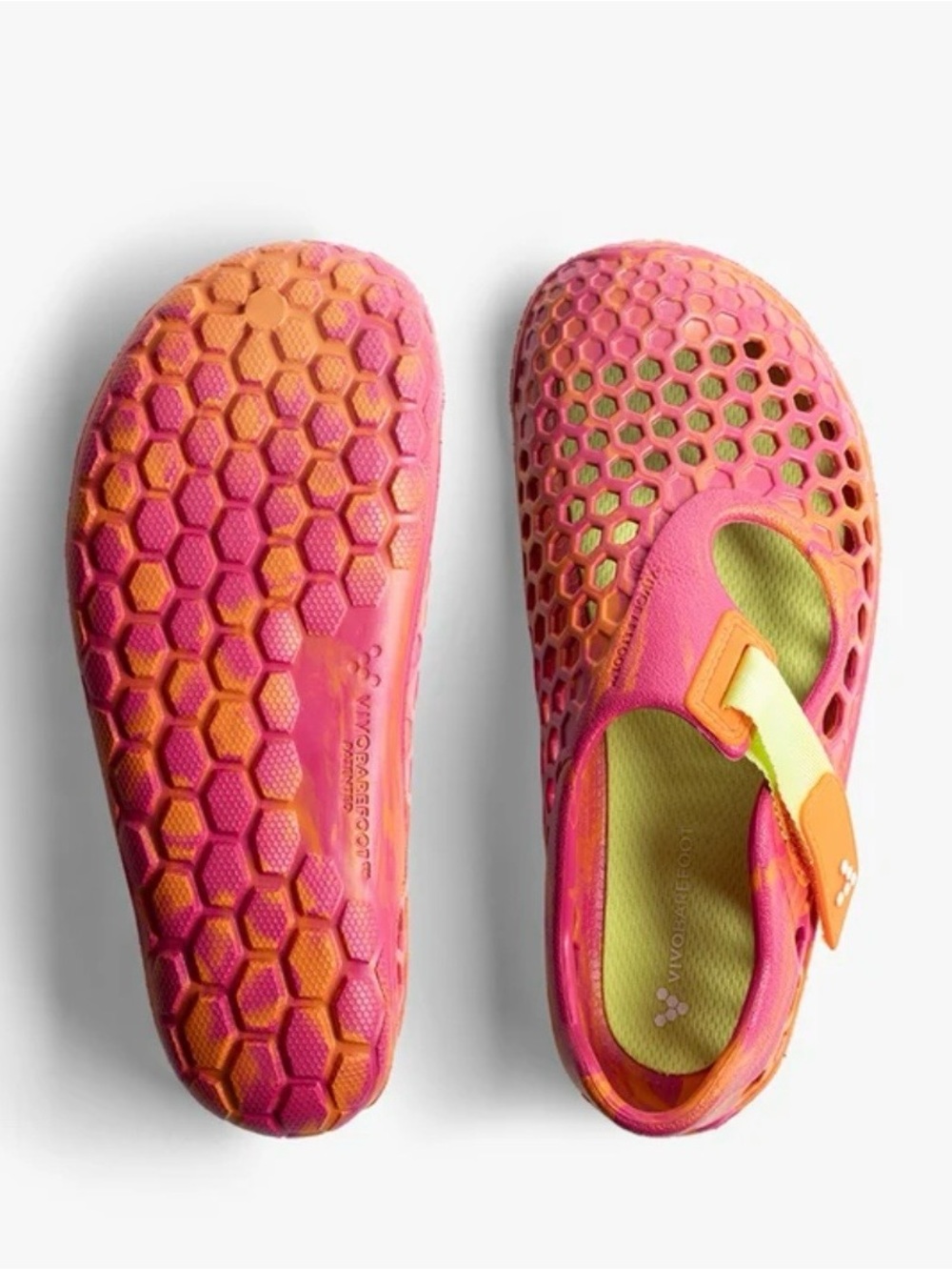 New. Vivobarefoot Kids US 13/EU 31. Ultra Bloom Coral Orange Pink Slip On Shoes